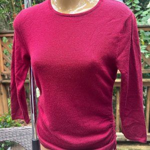 Wine Red Banana Republic Classic Trendy Top